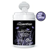 Prevention One-Step Disinfectant Cleaner Wipes, 160 Count
