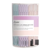 Diane Edge Perfect 2-In-1 Brush & Comb, 60 Pack
