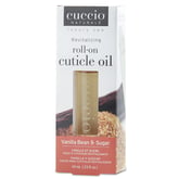 Cuccio Naturale Vanilla Bean & Sugar Revitalizing Roll-On Cuticle Oil, .33 oz