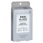 Voesh Charcoal Power Detox Pedi in a Box Deluxe (4 Step Kit)