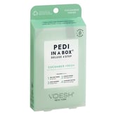 Voesh Cucumber Fresh Pedi in a Box Deluxe (4 Step Kit)
