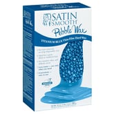 Satin Smooth Titanium Blue Thin Film Pebble Wax, 35 oz