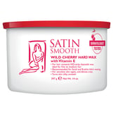 Satin Smooth Wild Cherry Hard Wax, 14 oz